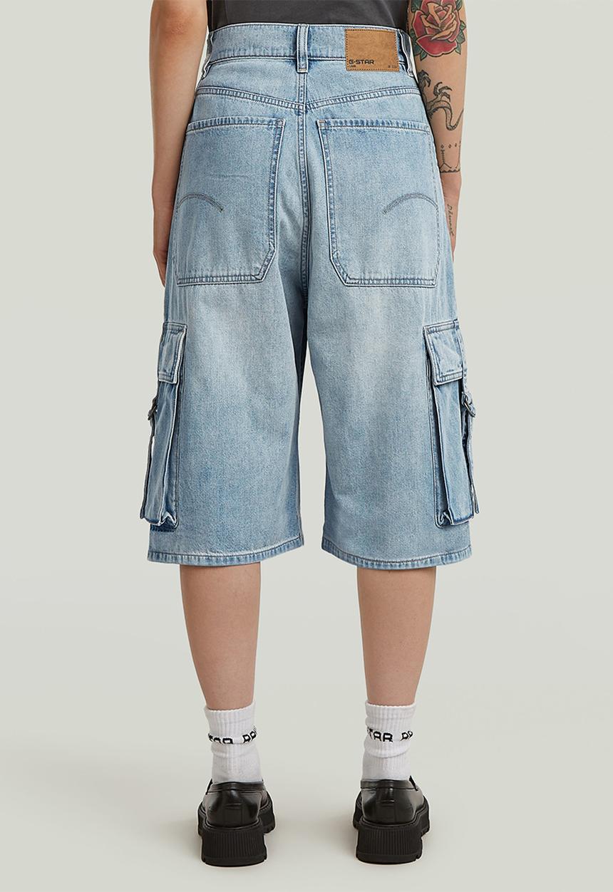 G-STAR - Patti cargo short wmn - vintage summer clouds