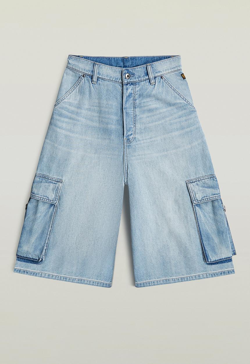 G-STAR - Patti cargo short wmn - vintage summer clouds