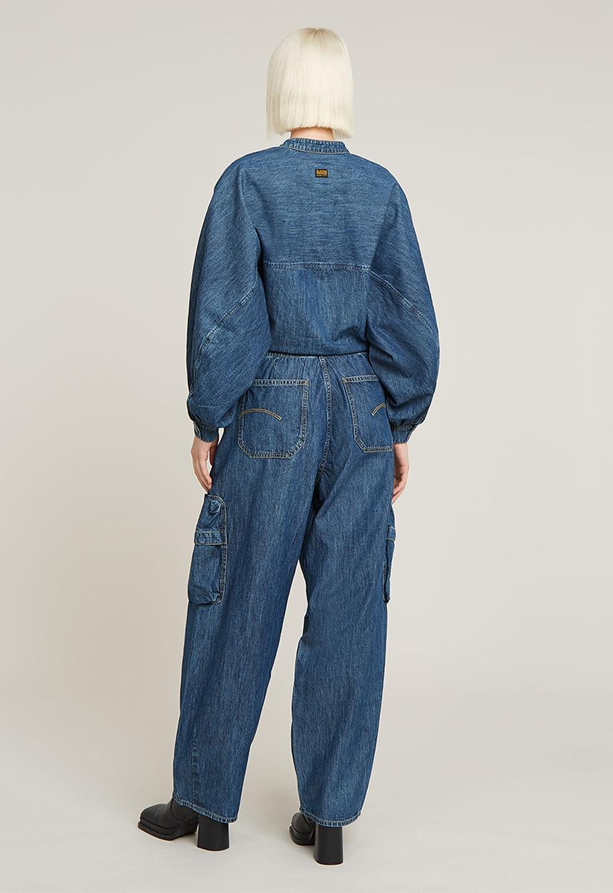 G-STAR - Balloon Jumpsuit l\s wmn - faded seasalt