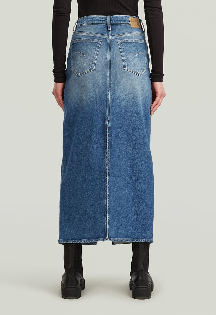 G-STAR - Viktoria Long Skirt wmn - faded sakarya