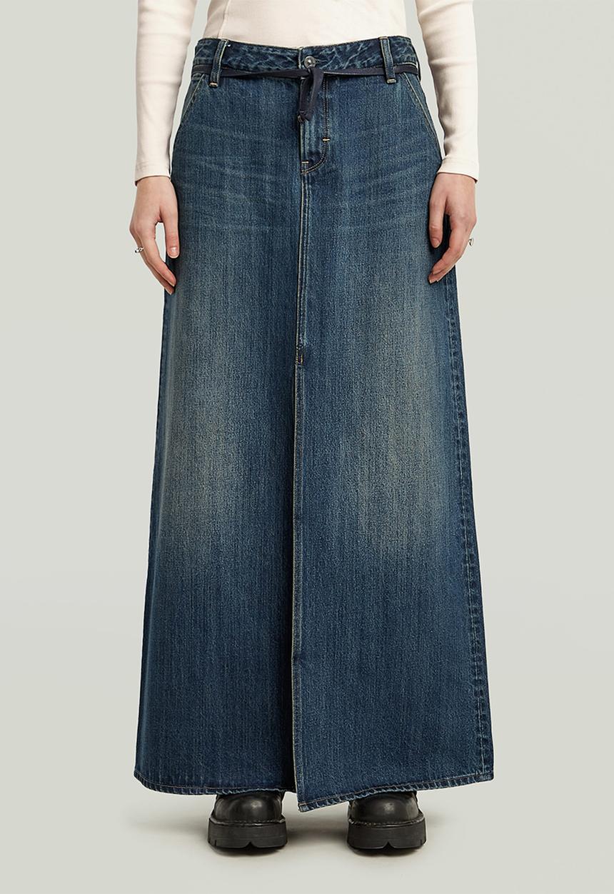 G-STAR - Baggy Maxi Skirt wmn - antique faded cyclone