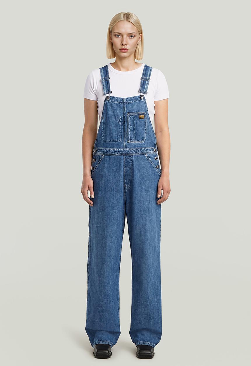 G-STAR - Workwear Bib Overall wmn - faded everglade