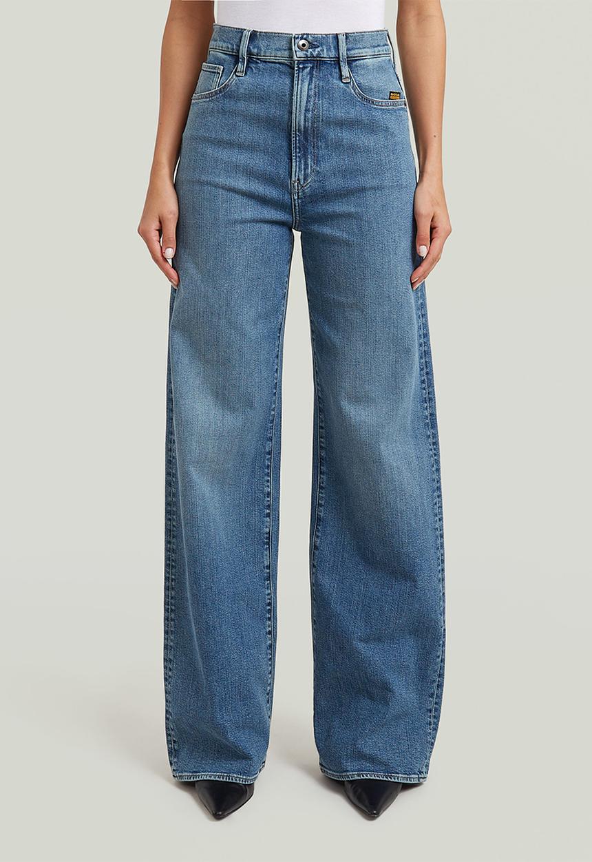 G-STAR - Deck 2.0 high loose wmn - faded blue glacier