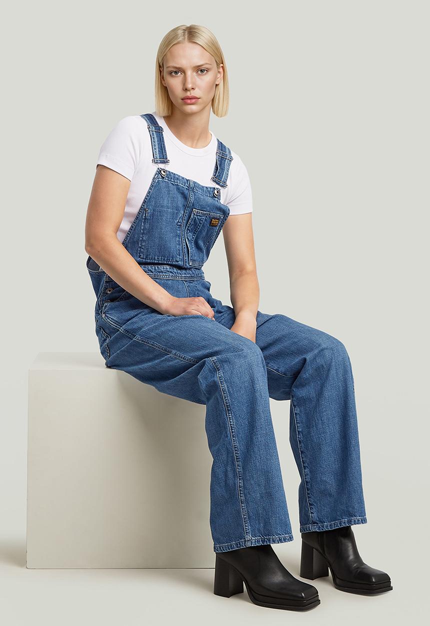 G-STAR - Workwear Bib Overall wmn - faded everglade