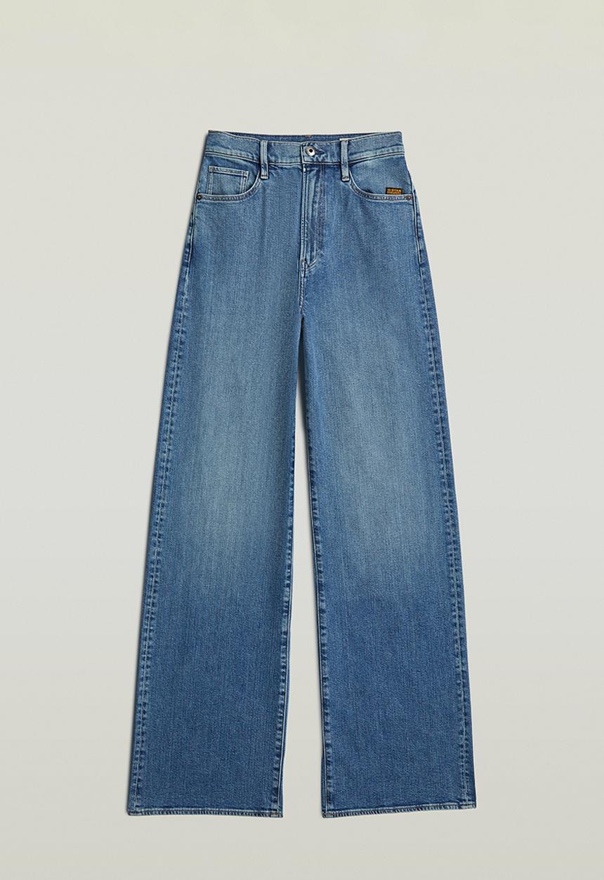 G-STAR - Deck 2.0 high loose wmn - faded blue glacier