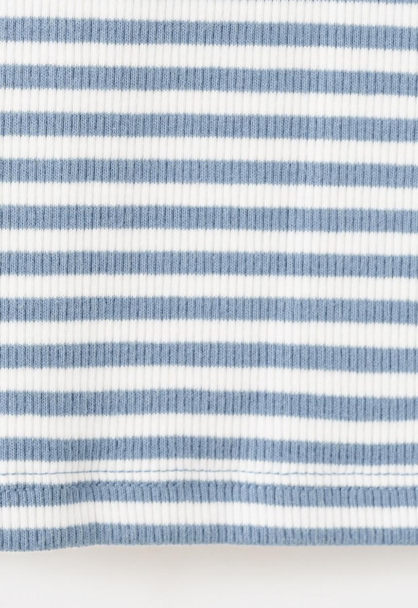 MANGO - T-Shirt RIBI - Medium Blue