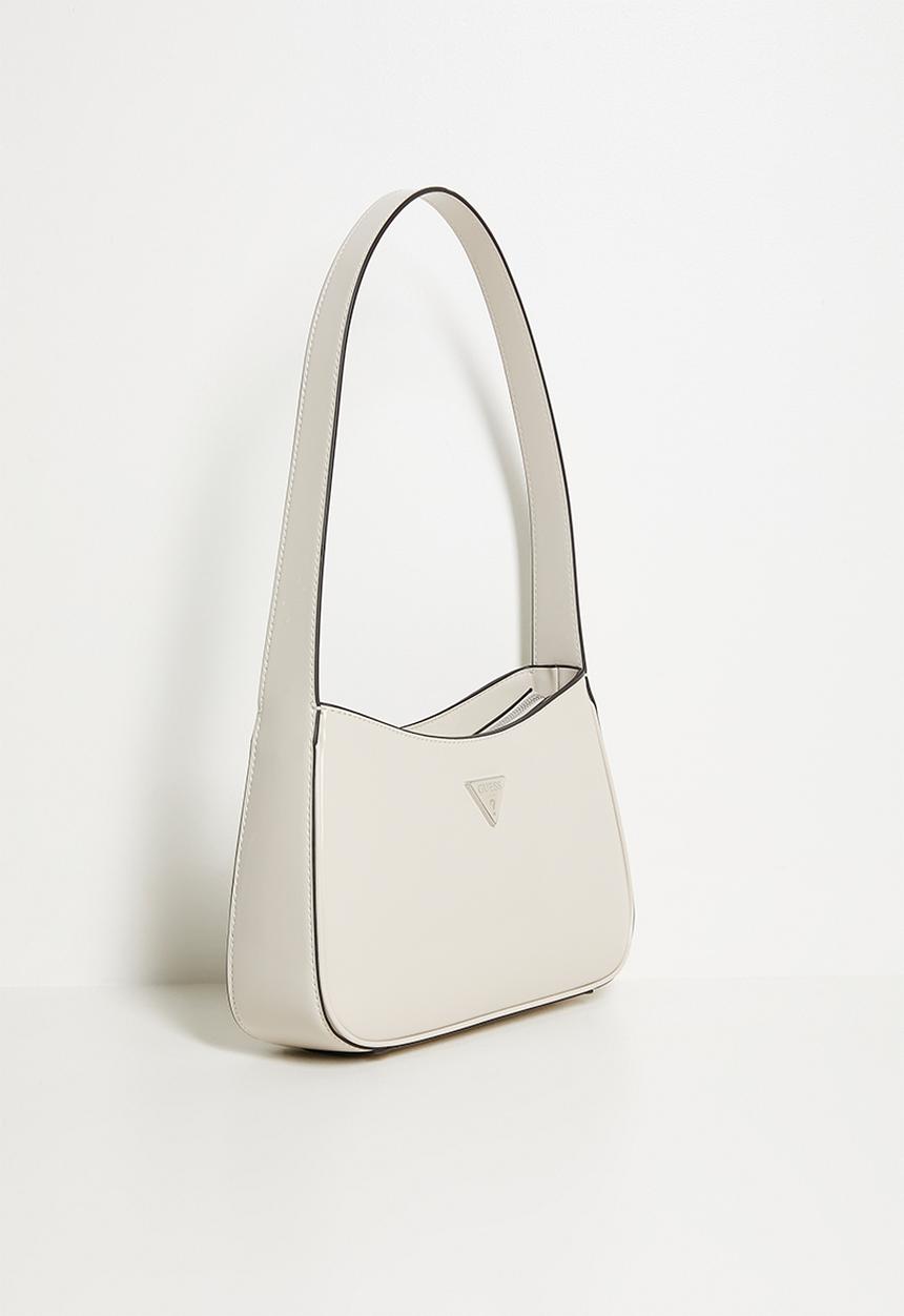 GUESS - Arnela Top Zip Shoulder Bag-Bone