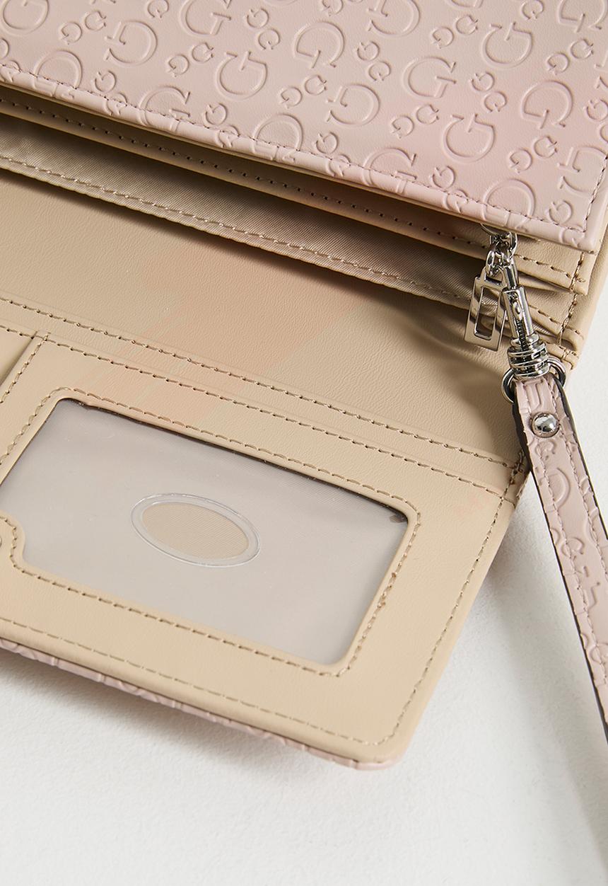 GUESS - Remy Sling Phone Organizer Bag - Heather Pink