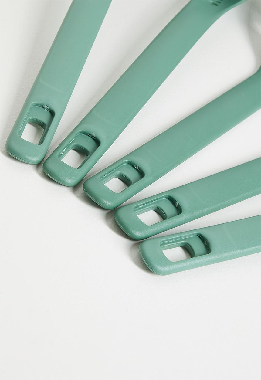 Excellent Houseware - Masher kitchen utensil set of 5 - Green