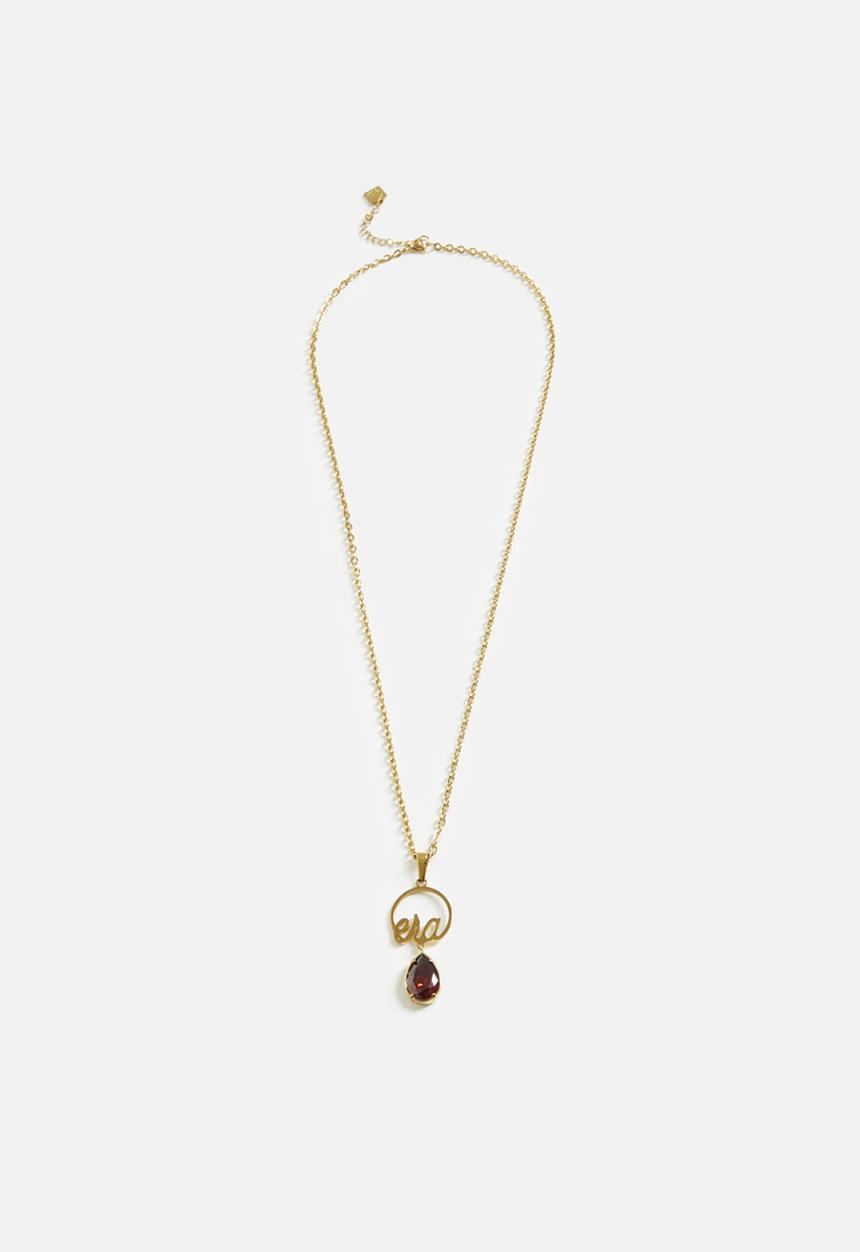 ERA by DJ Zinhle - ERA love teardrop necklace  - Gold