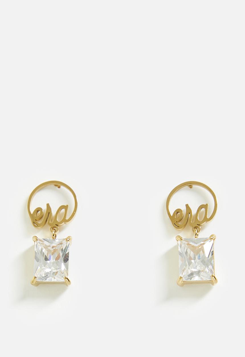 ERA by DJ Zinhle - ERA Square drop earrings - Gold