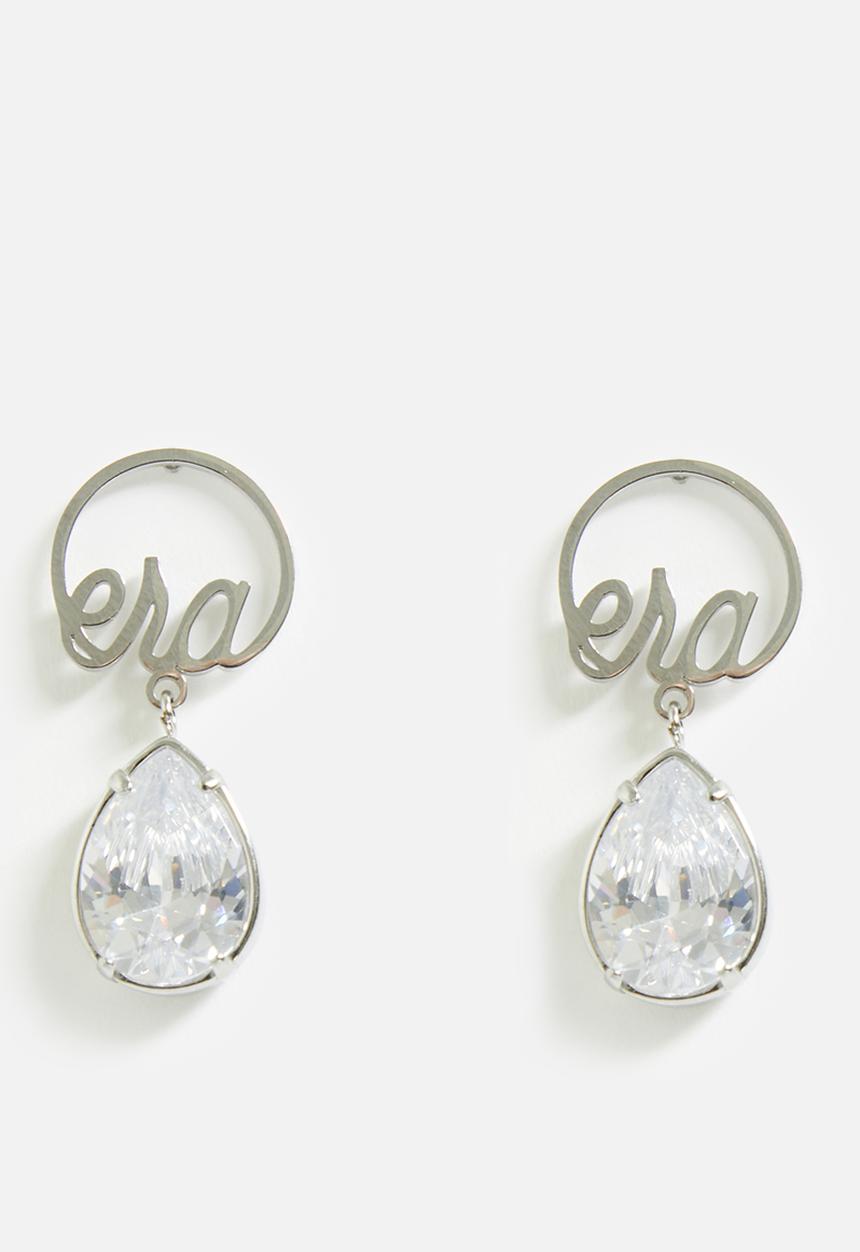 ERA by DJ Zinhle - ERA teardrop earrings - Silver