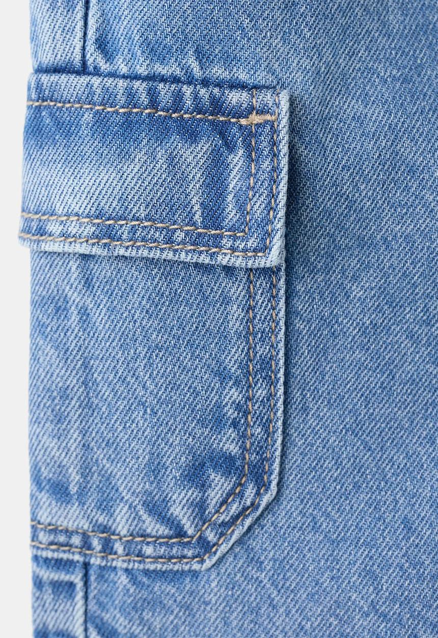 MANGO - Bermudas Ranch - Open Blue