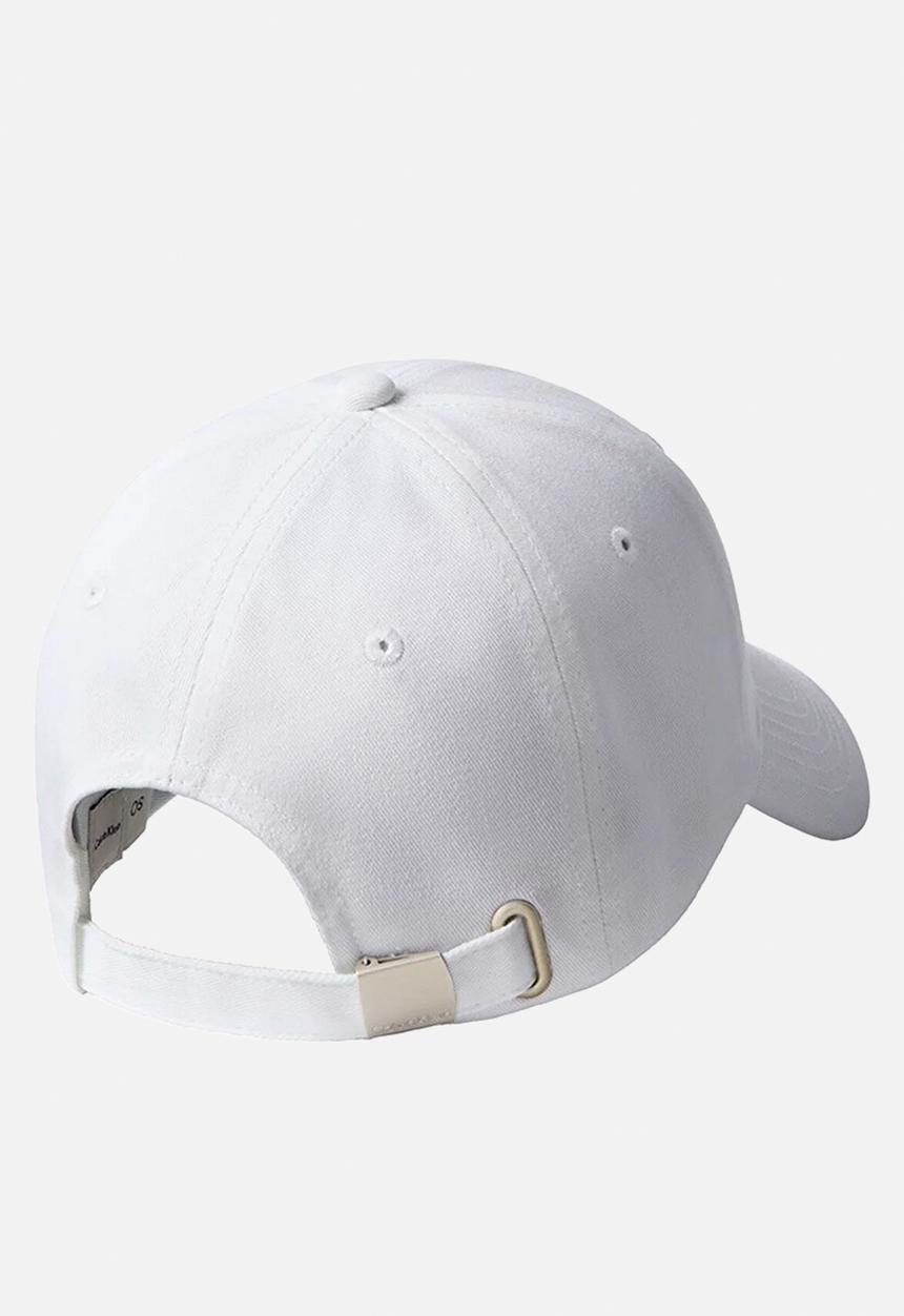 Calvin Klein - Logo embroidery baseball cap - bright white