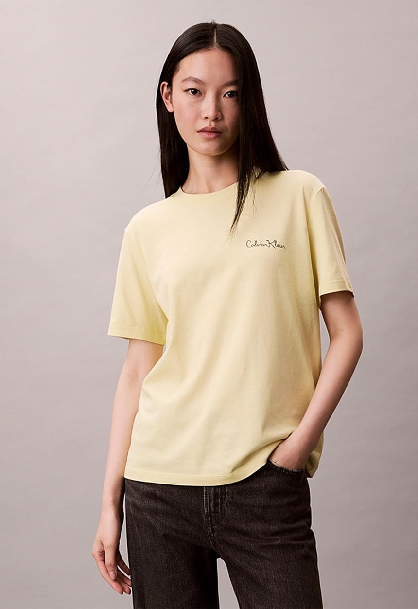 Calvin Klein - Short sleeve classic graphic tee - lime spritz