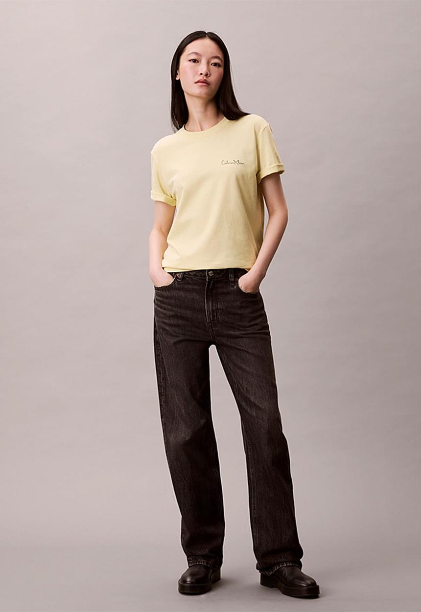 Calvin Klein - Short sleeve classic graphic tee - lime spritz