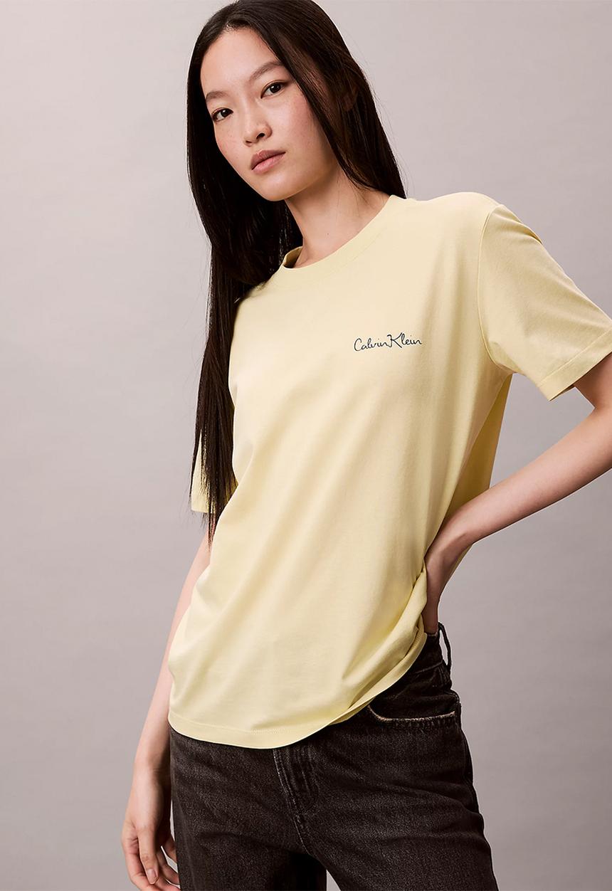 Calvin Klein - Short sleeve classic graphic tee - lime spritz