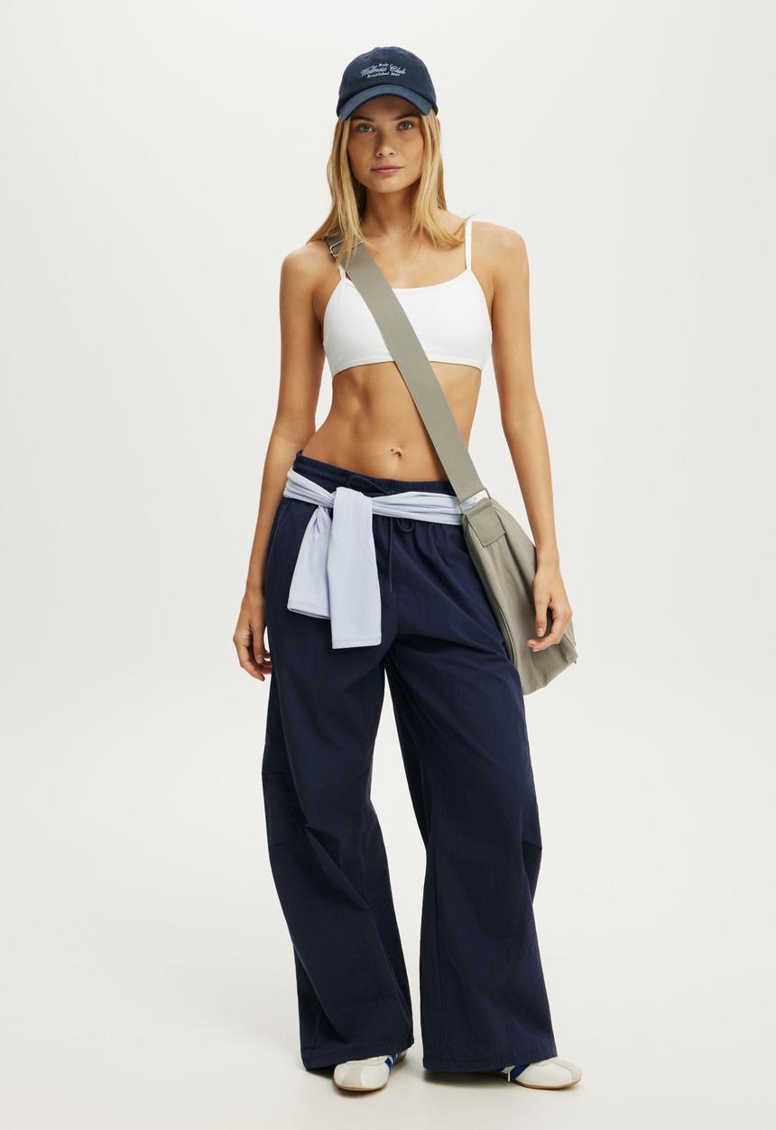Cotton On - Ultra Soft Double Strap Back Crop - White