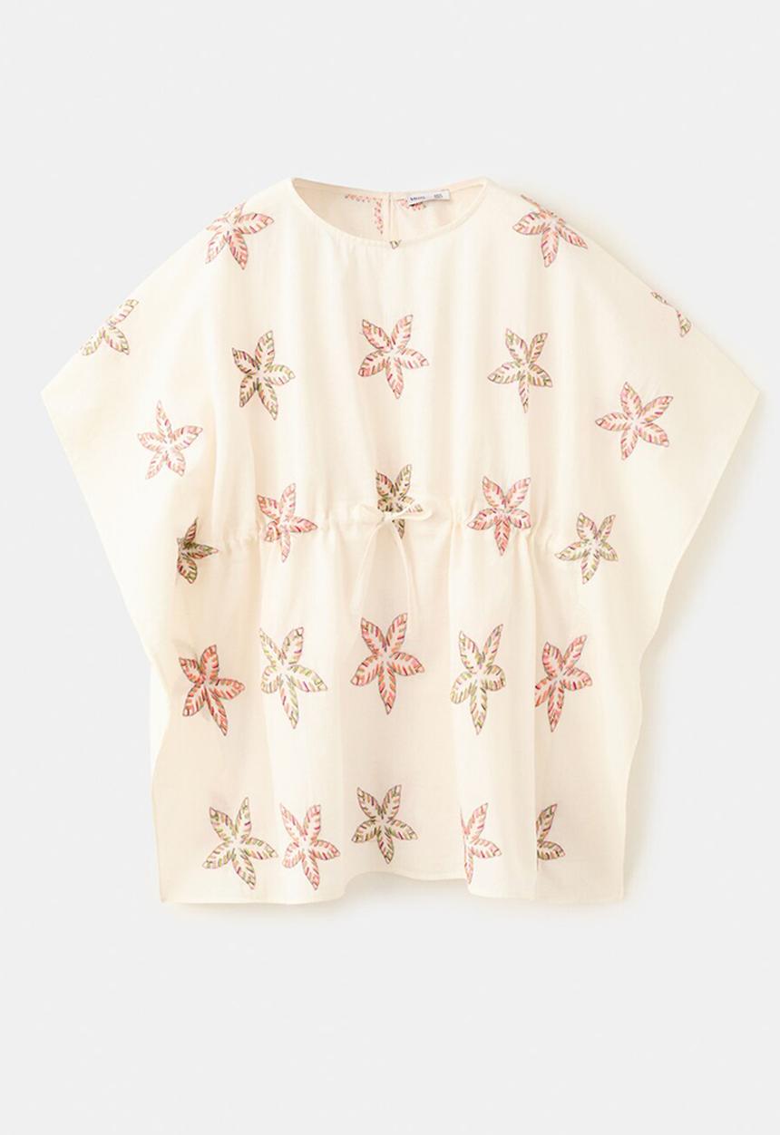 MANGO - Kaftan Lua - Light Beige