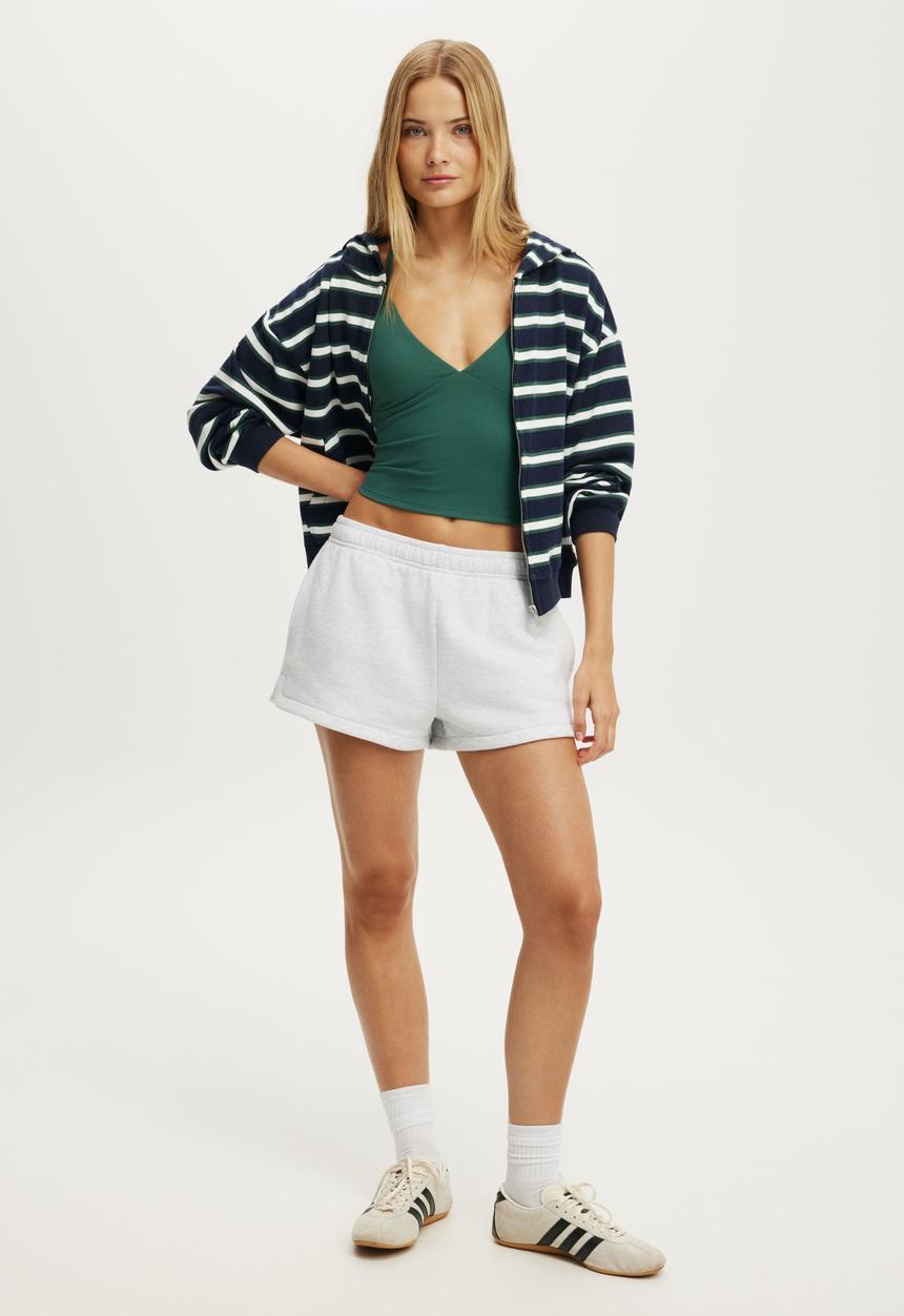 Cotton On - Ultra Soft Tri Crossback Cami - Bistro Green