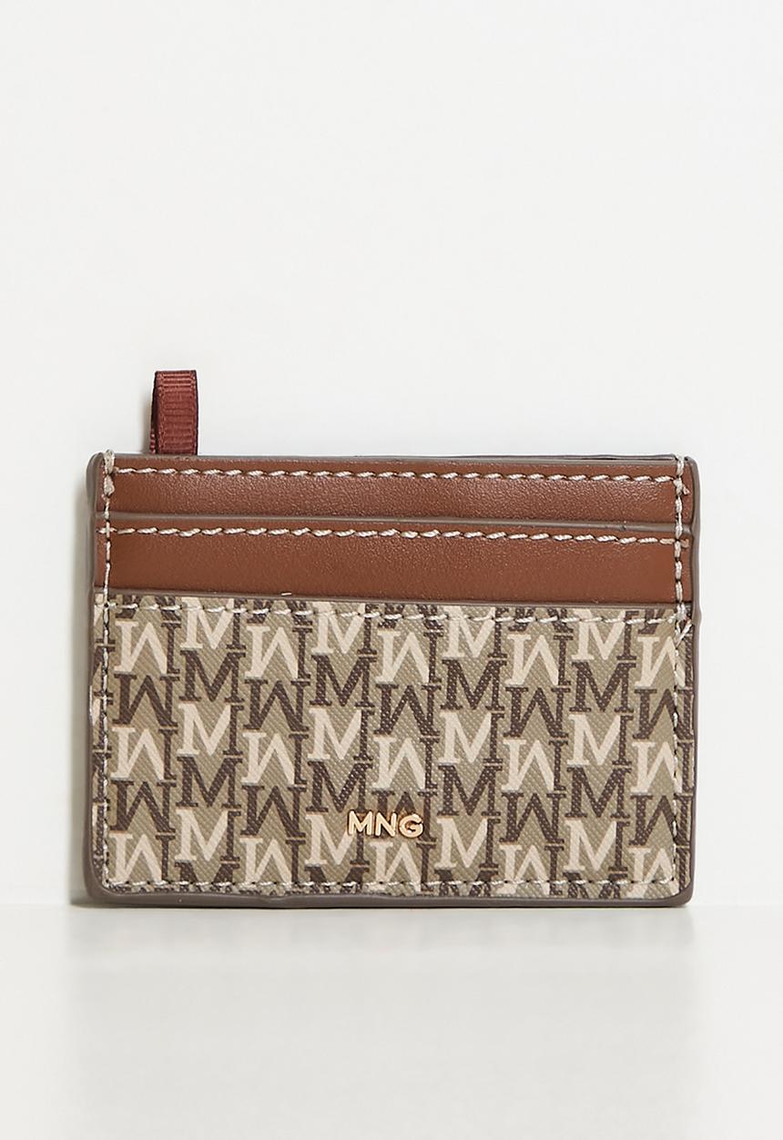 MANGO - Card holder p burgos2 - medium brown