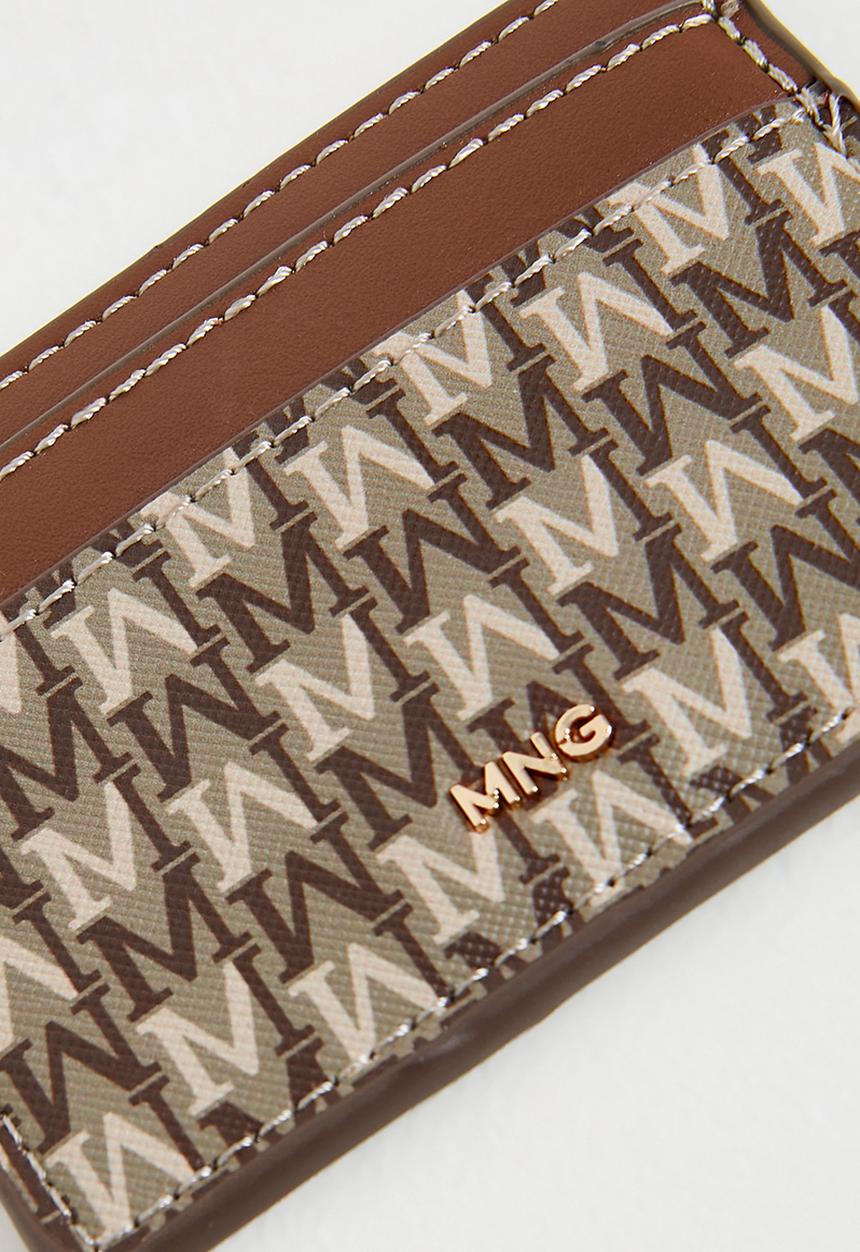 MANGO - Card holder p burgos2 - medium brown