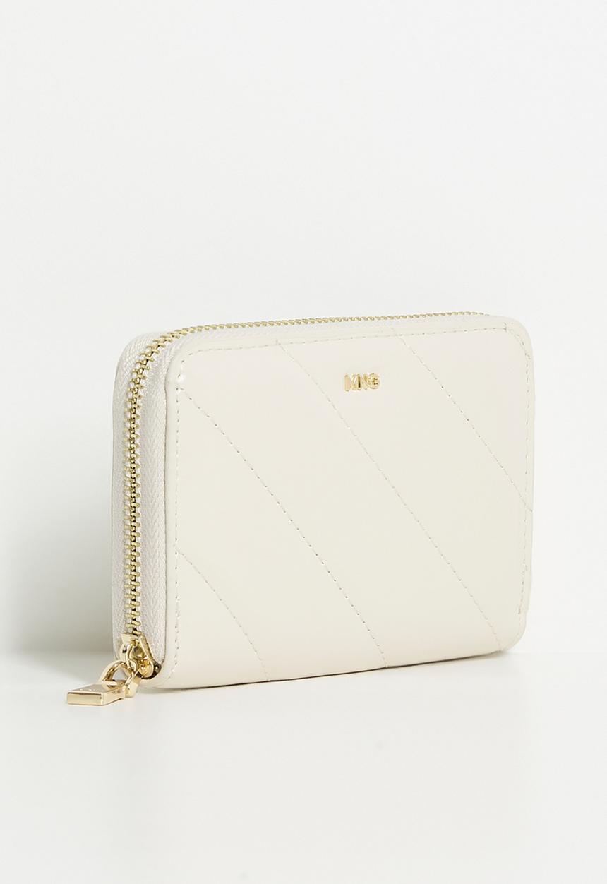 MANGO - Wallet m diagonal - natural