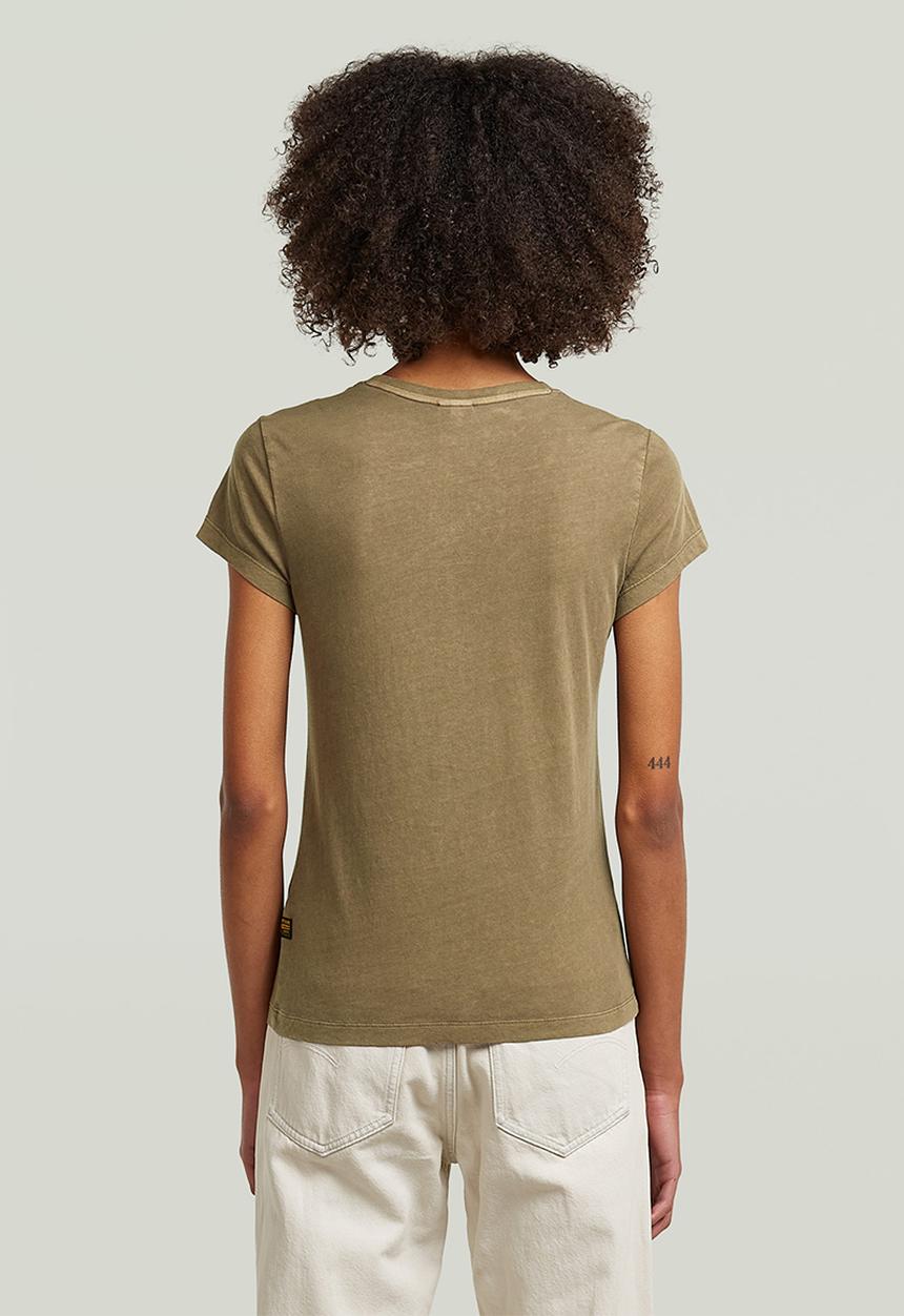 G-STAR - Overdyed eyben slim v t 2.0 wmn - teak gd