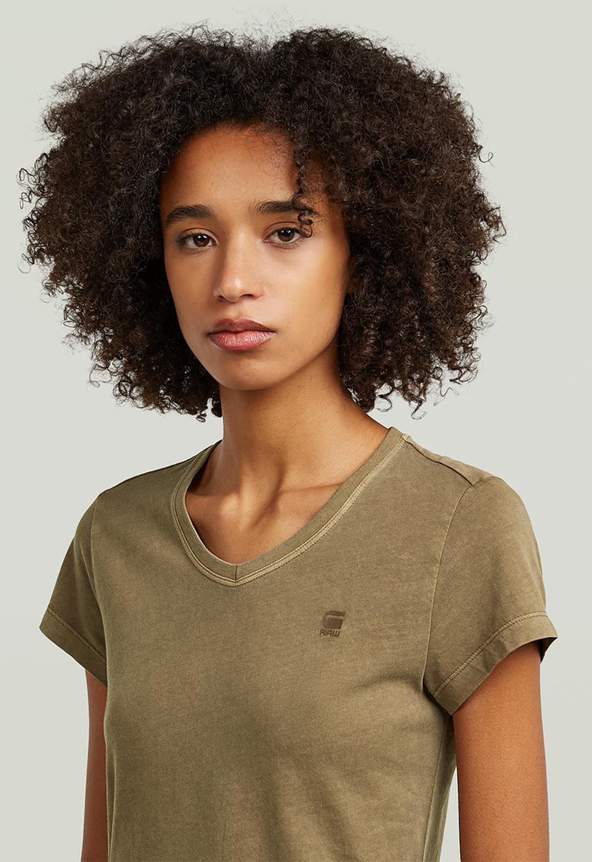 G-STAR - Overdyed eyben slim v t 2.0 wmn - teak gd