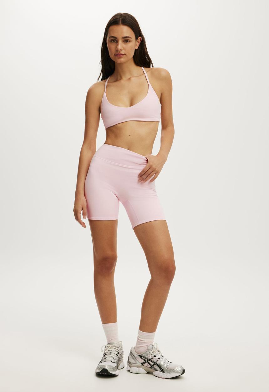 Cotton On - Ultra Soft Contour Bike Short - Cherry Dream