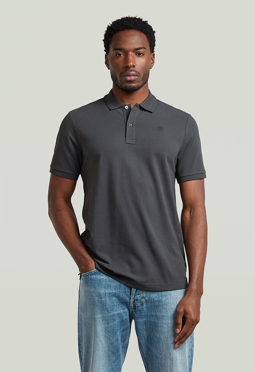 G-STAR - Dunda Slim Polo Short Sleeve - Petrol