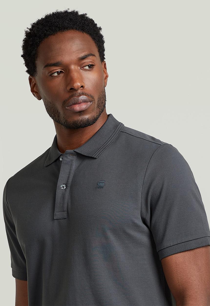G-STAR - Dunda Slim Polo Short Sleeve - Petrol