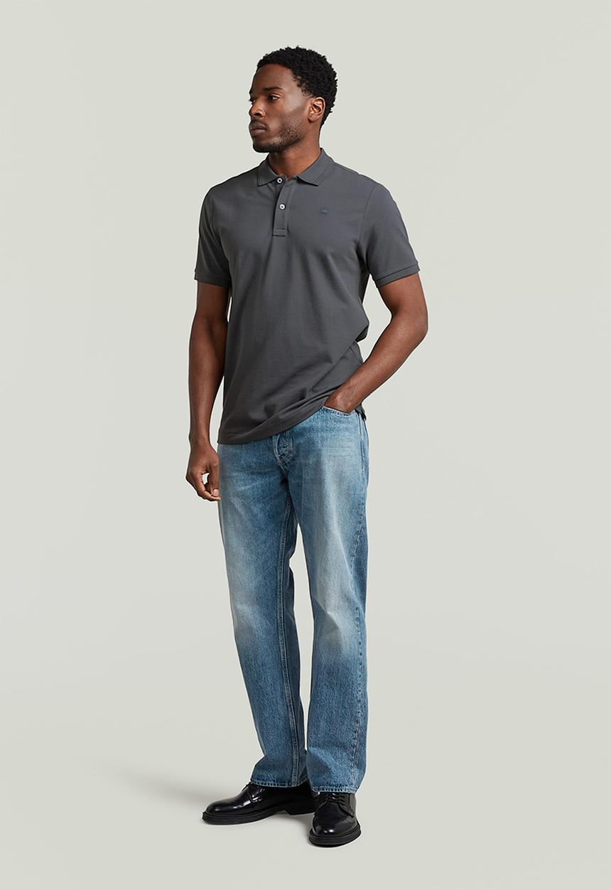 G-STAR - Dunda Slim Polo Short Sleeve - Petrol