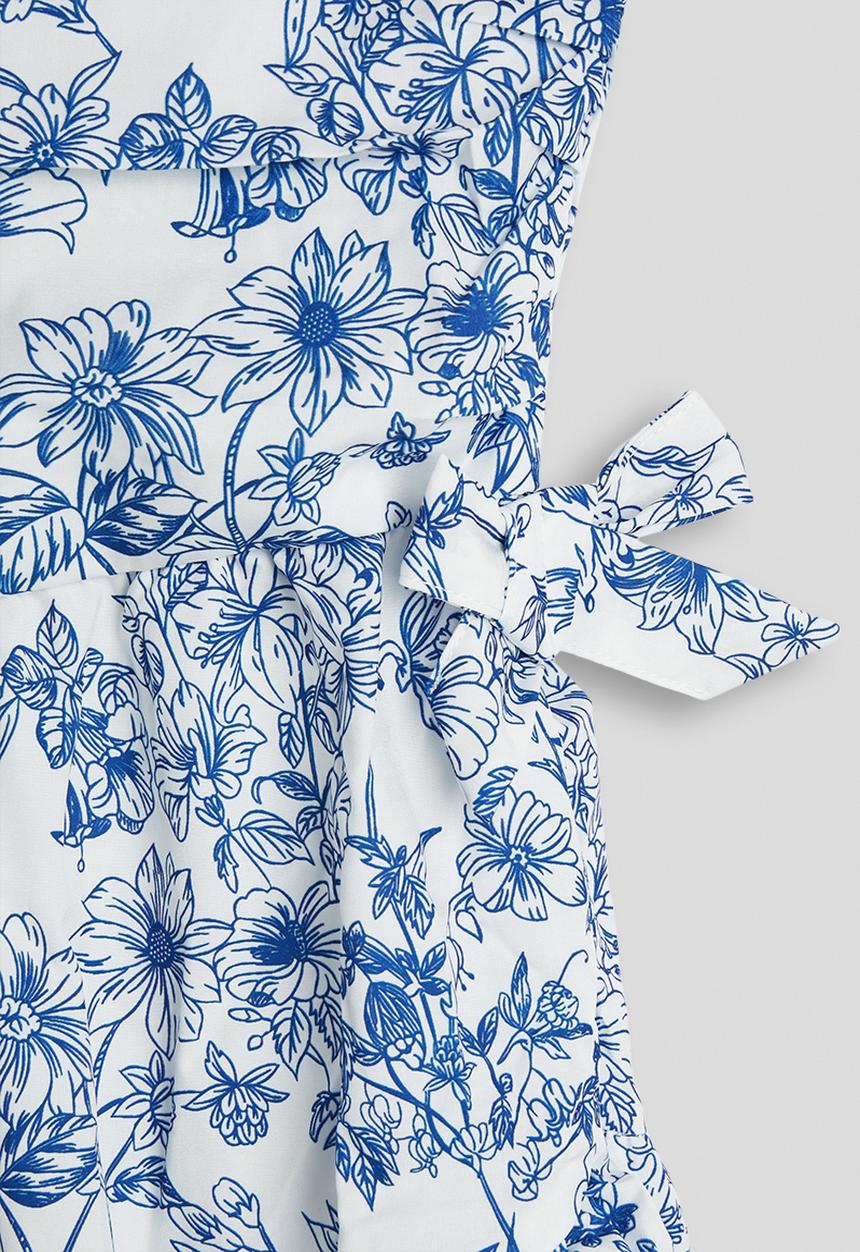 Pop Candy - Toile de jouy printed camisole dress - white