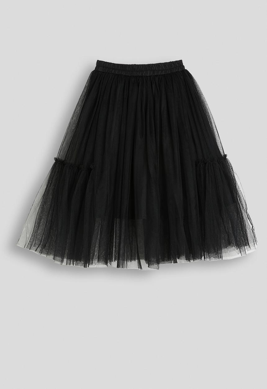 Pop Candy - Tiered tulle skirt - black