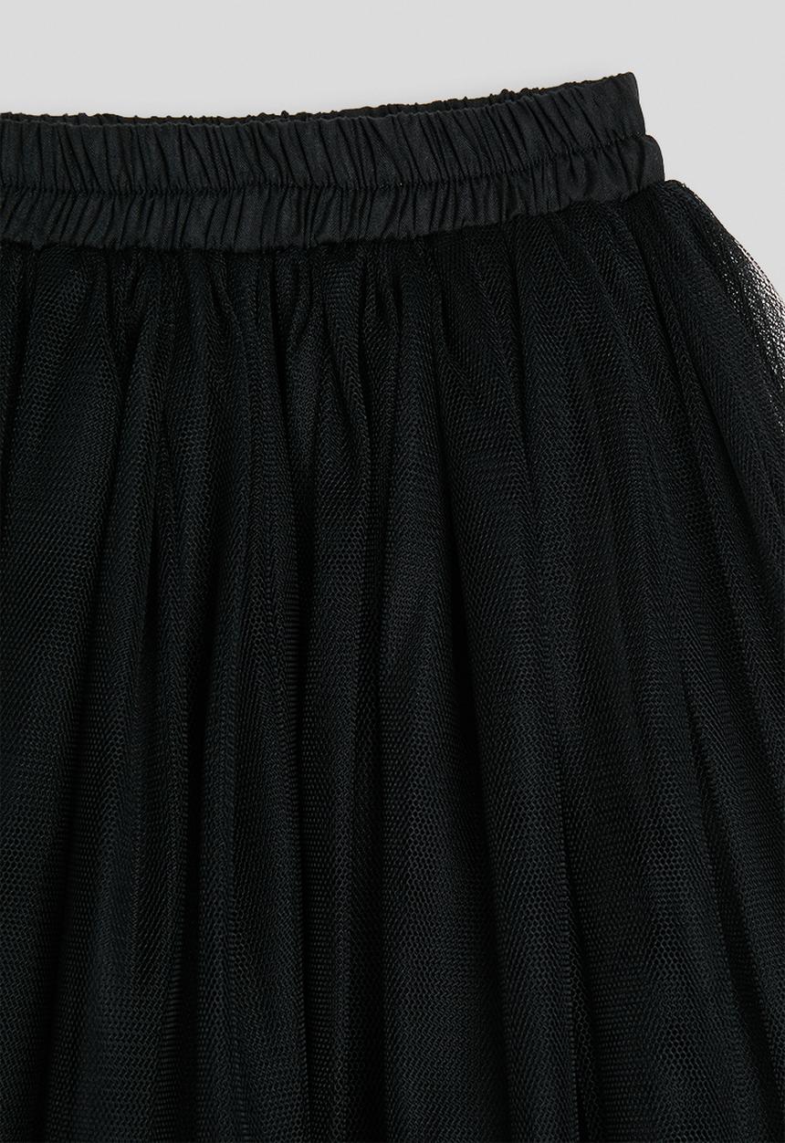 Pop Candy - Tiered tulle skirt - black