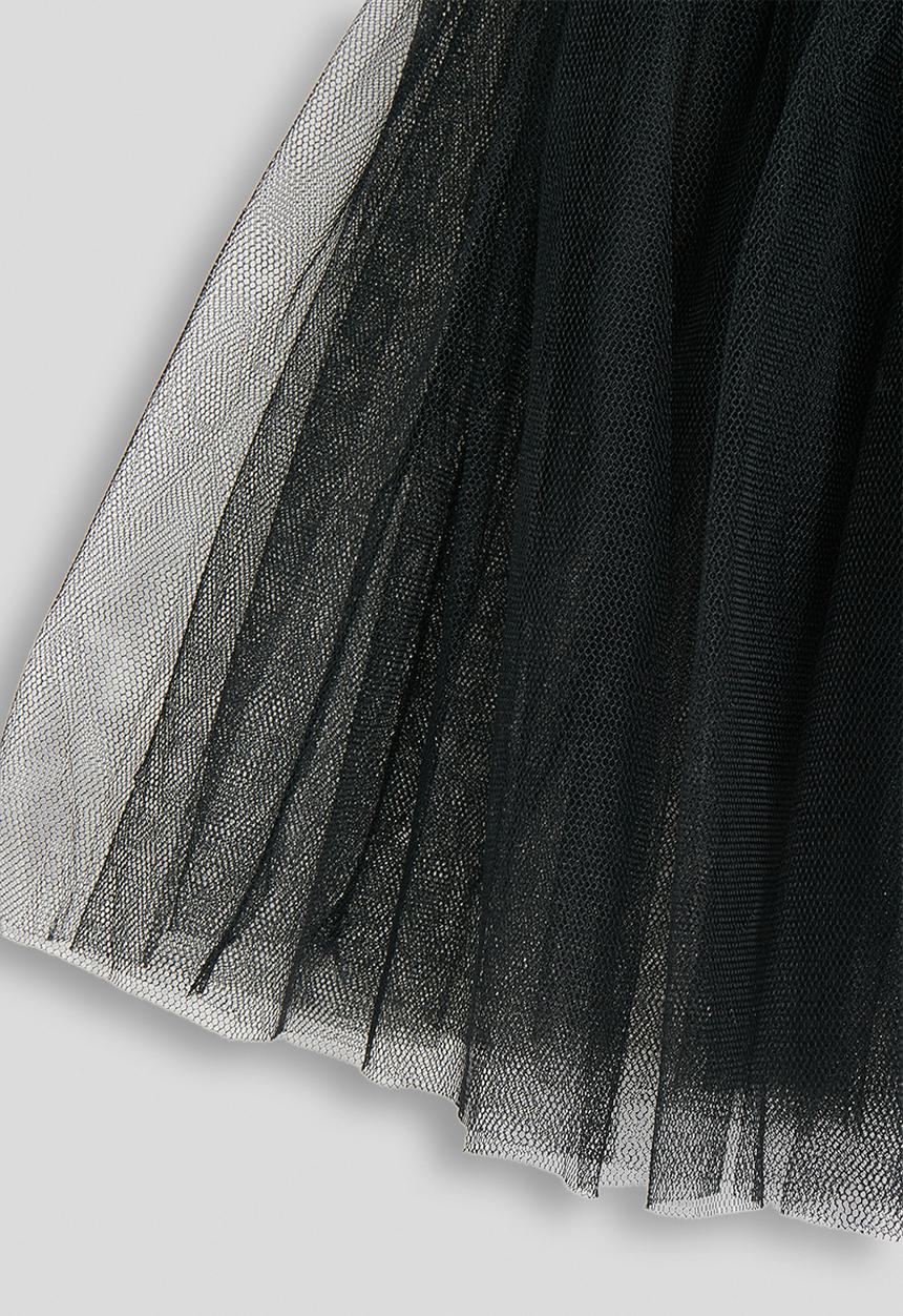 Pop Candy - Tiered tulle skirt - black