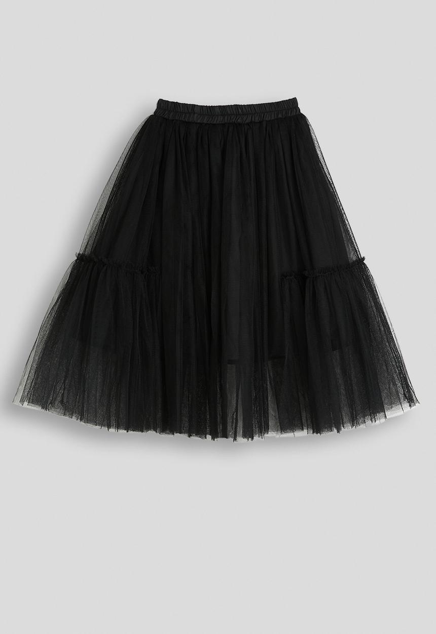Pop Candy - Tiered tulle skirt - black