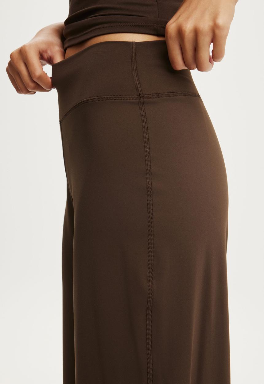 Cotton On - Studio Wide Leg Pant - French Roast