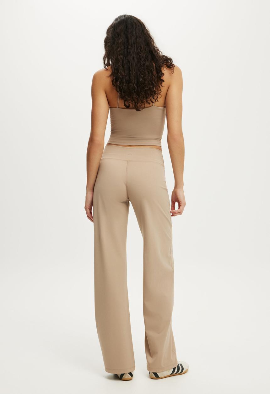 Cotton On - Studio Wide Leg Pant - Latte