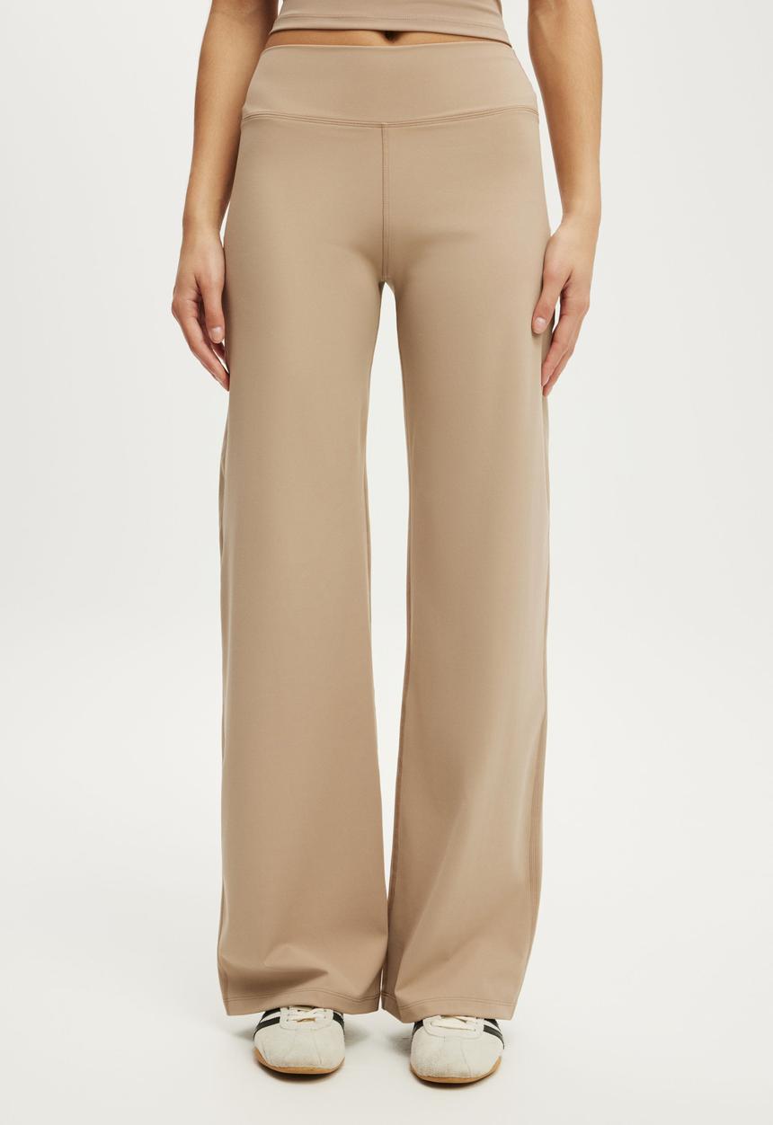 Cotton On - Studio Wide Leg Pant - Latte