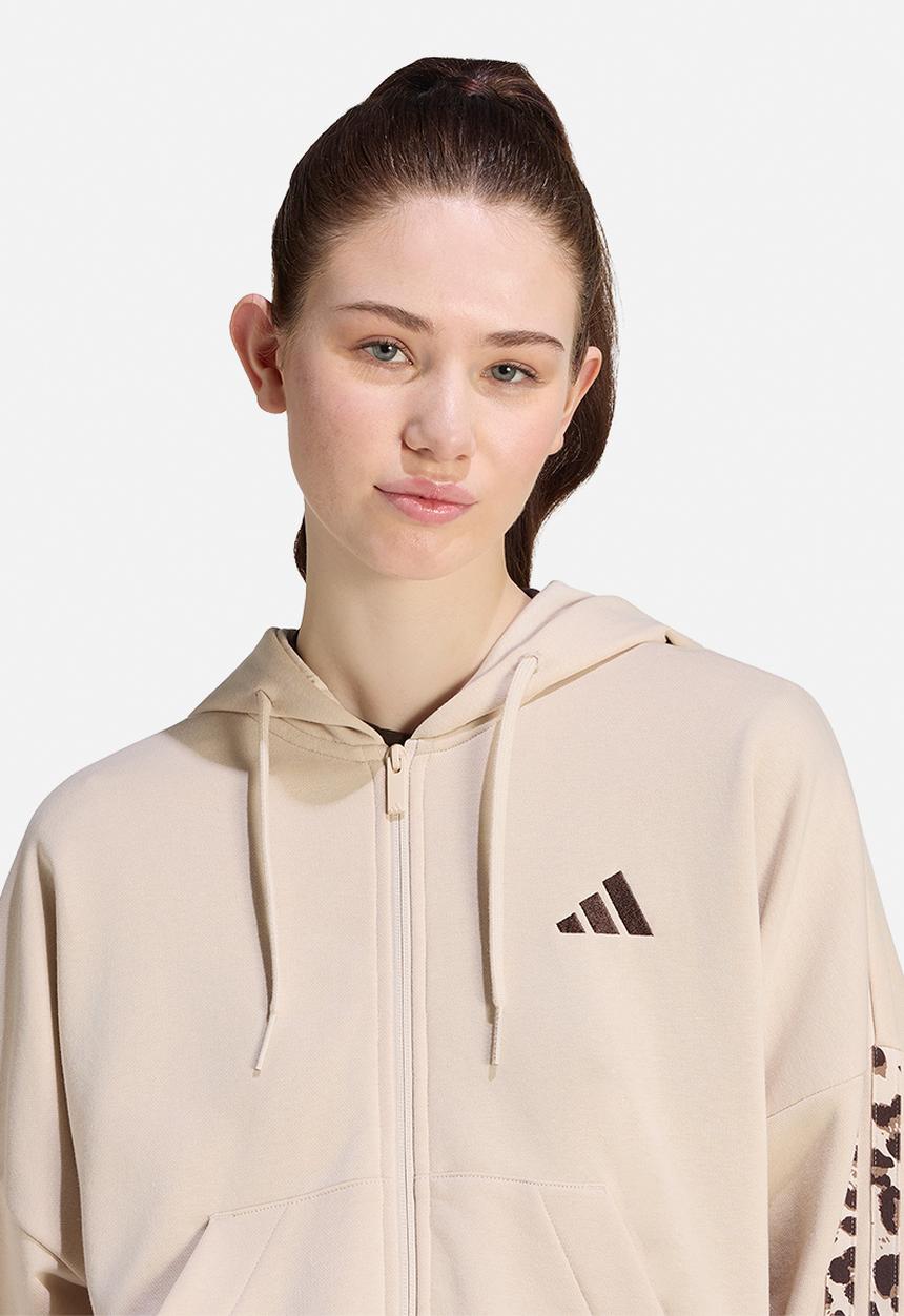 adidas Performance - W Aop 3S Ft Fz - Crystal Linen/Multicolor/Khaki Six