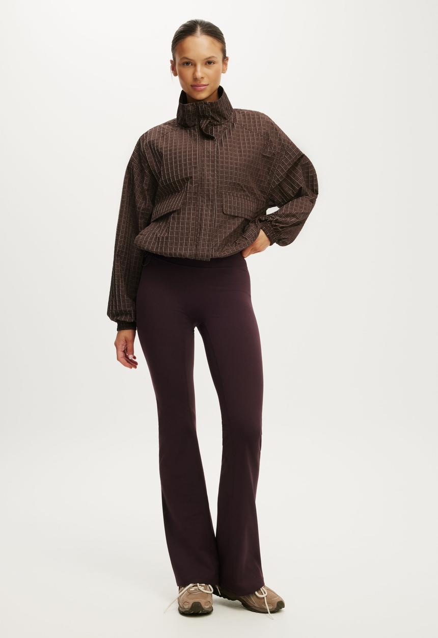 Cotton On - Ultra Soft Contour Flare - Italian Plum