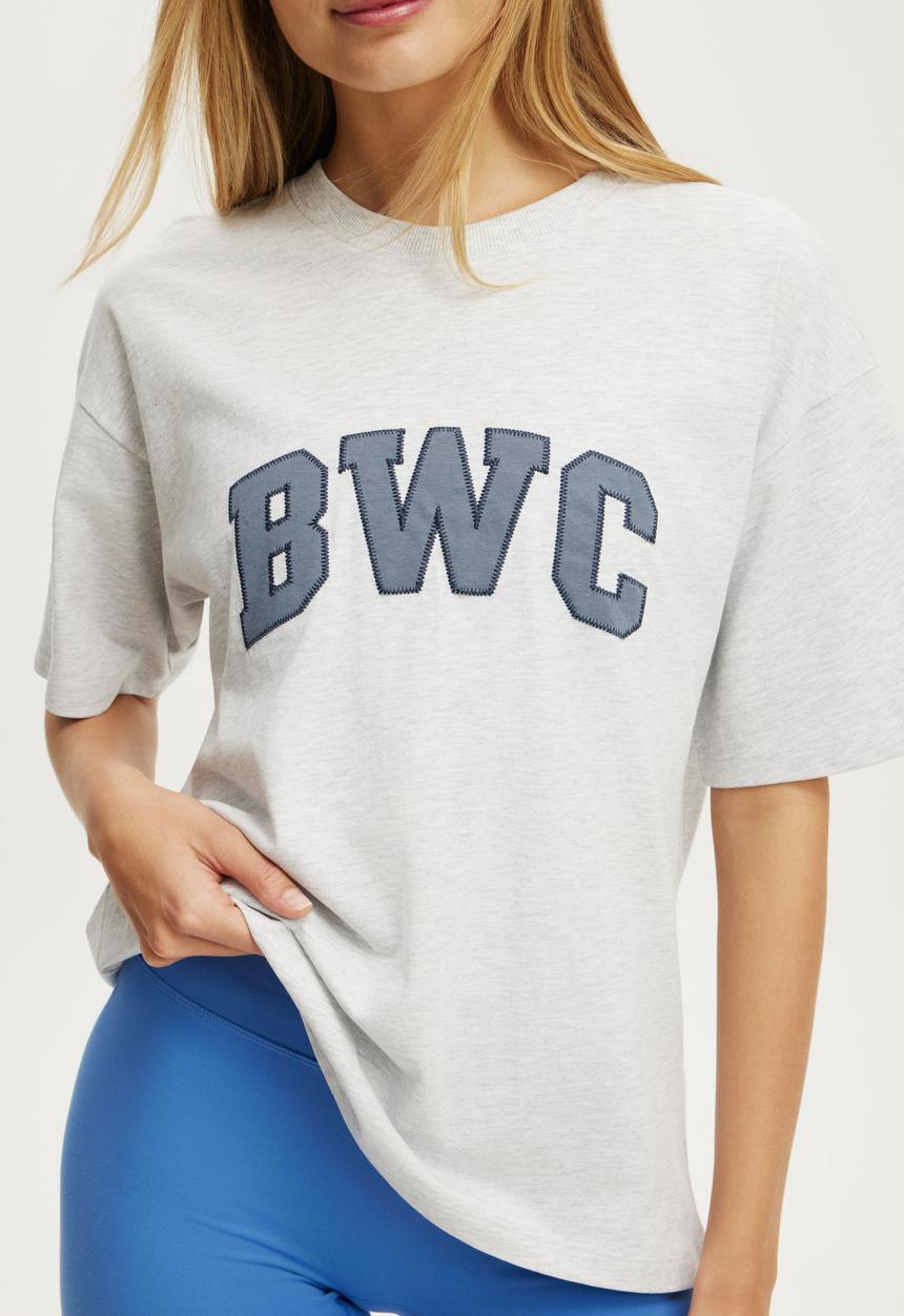 Cotton On - Active Graphic Tee - Light Grey Marle/Body Bwc