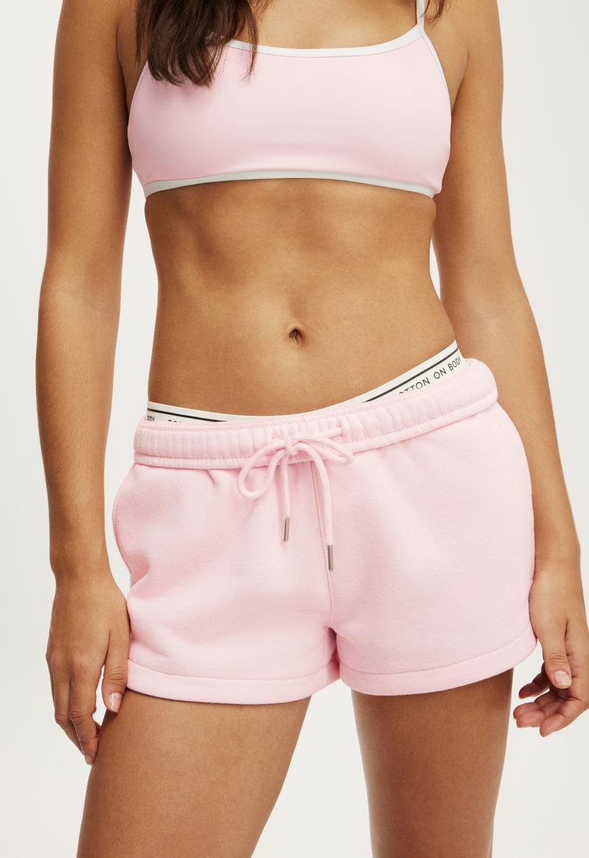 Cotton On - Plush Classic Mini Short - Cherry Dream