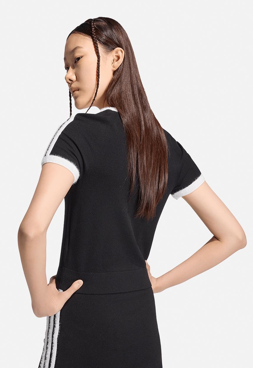 adidas Originals - Knit Tee - Black/White