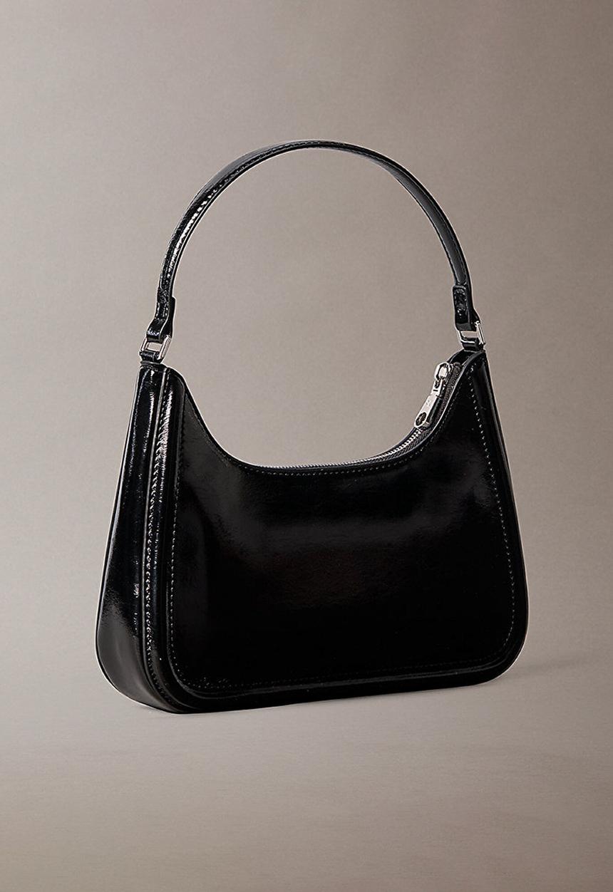 Calvin Klein - Bold ck metallic shoulder bag- black