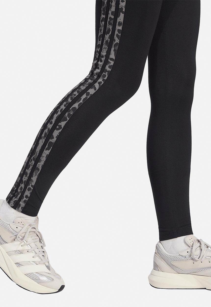 adidas Performance - W Aop 3S Leg - Black/Multicolor/Grey Four