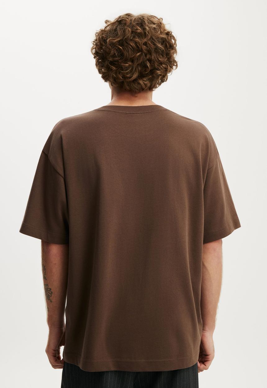 Cotton On - Box Fit T-Shirt - Espresso