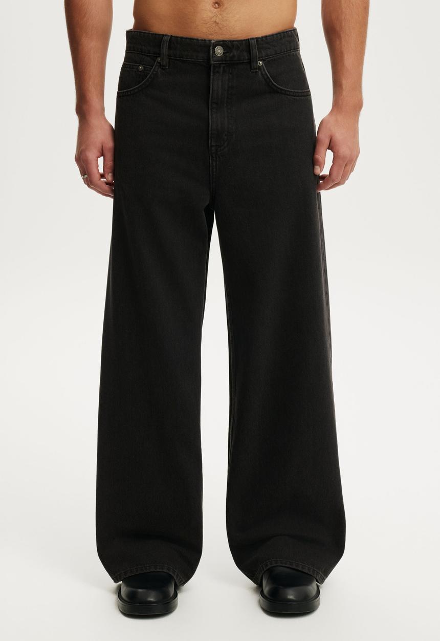Cotton On - Super Baggy Jean - Backseat Black